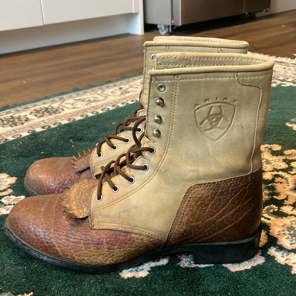 Mens Artiat 8” Lace Up Boots - Picture 2 of 5